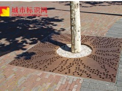 城市街道创意树池盖板设计
